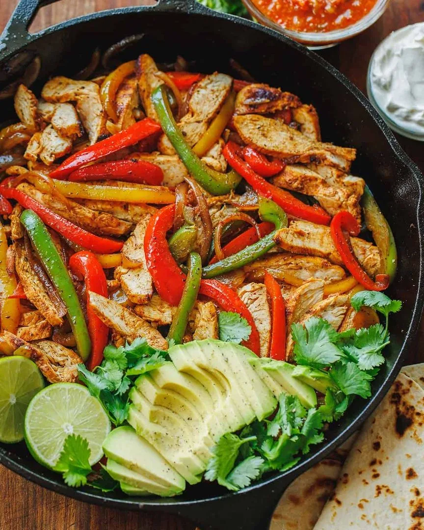 συνταγή για Chicken Fajitas