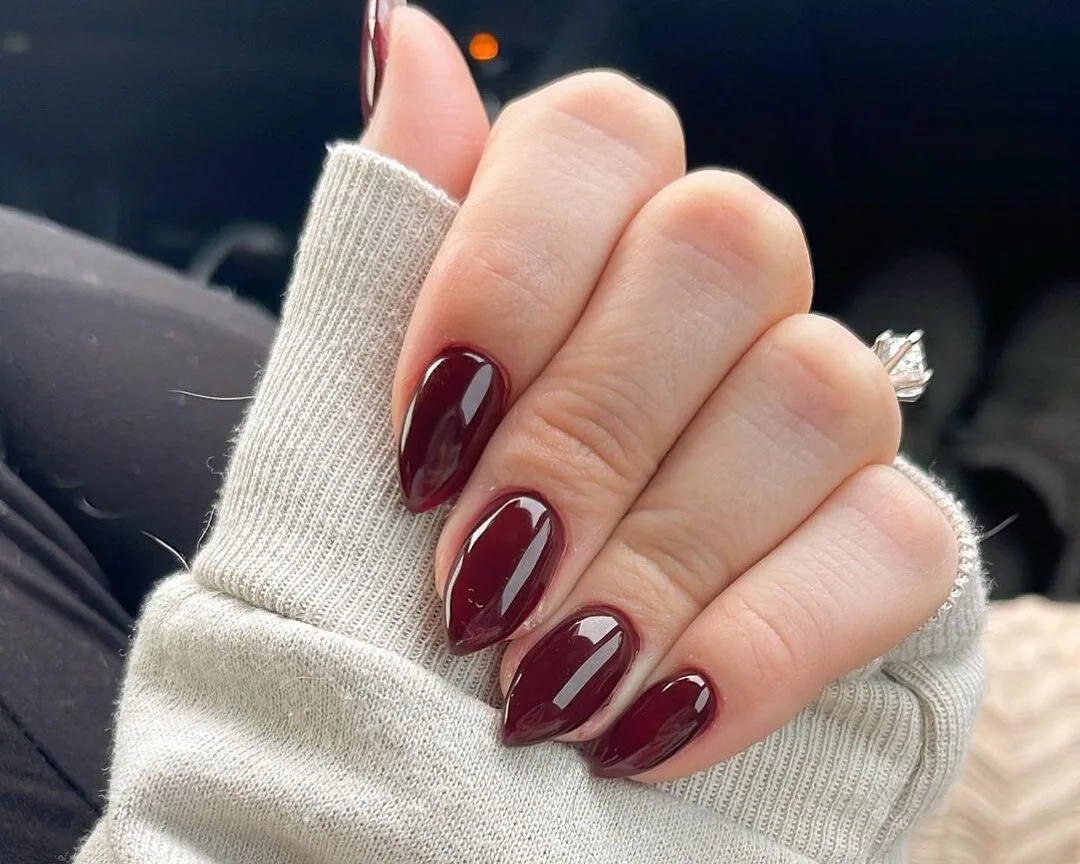 cherry cola nails