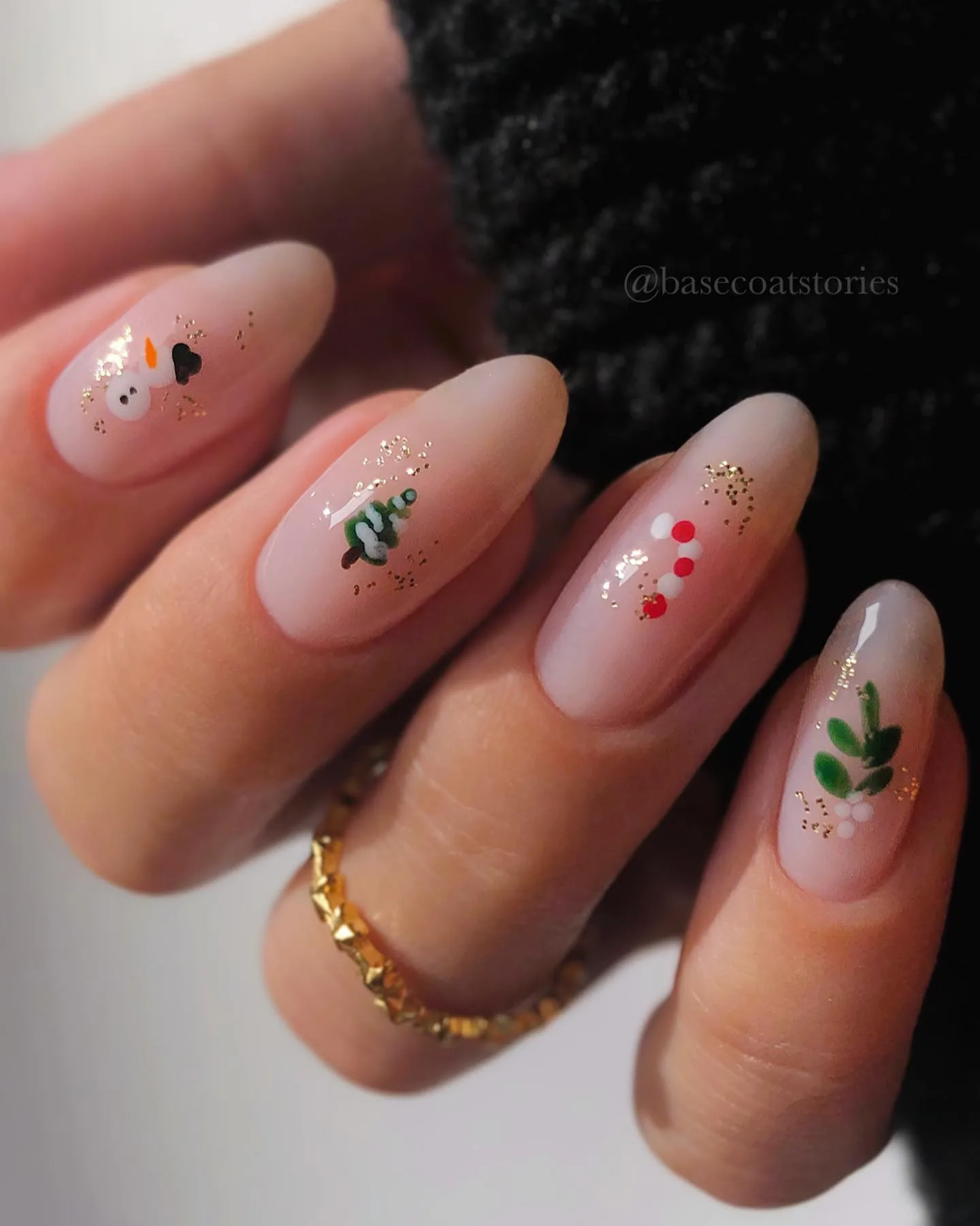 xmas nail art 