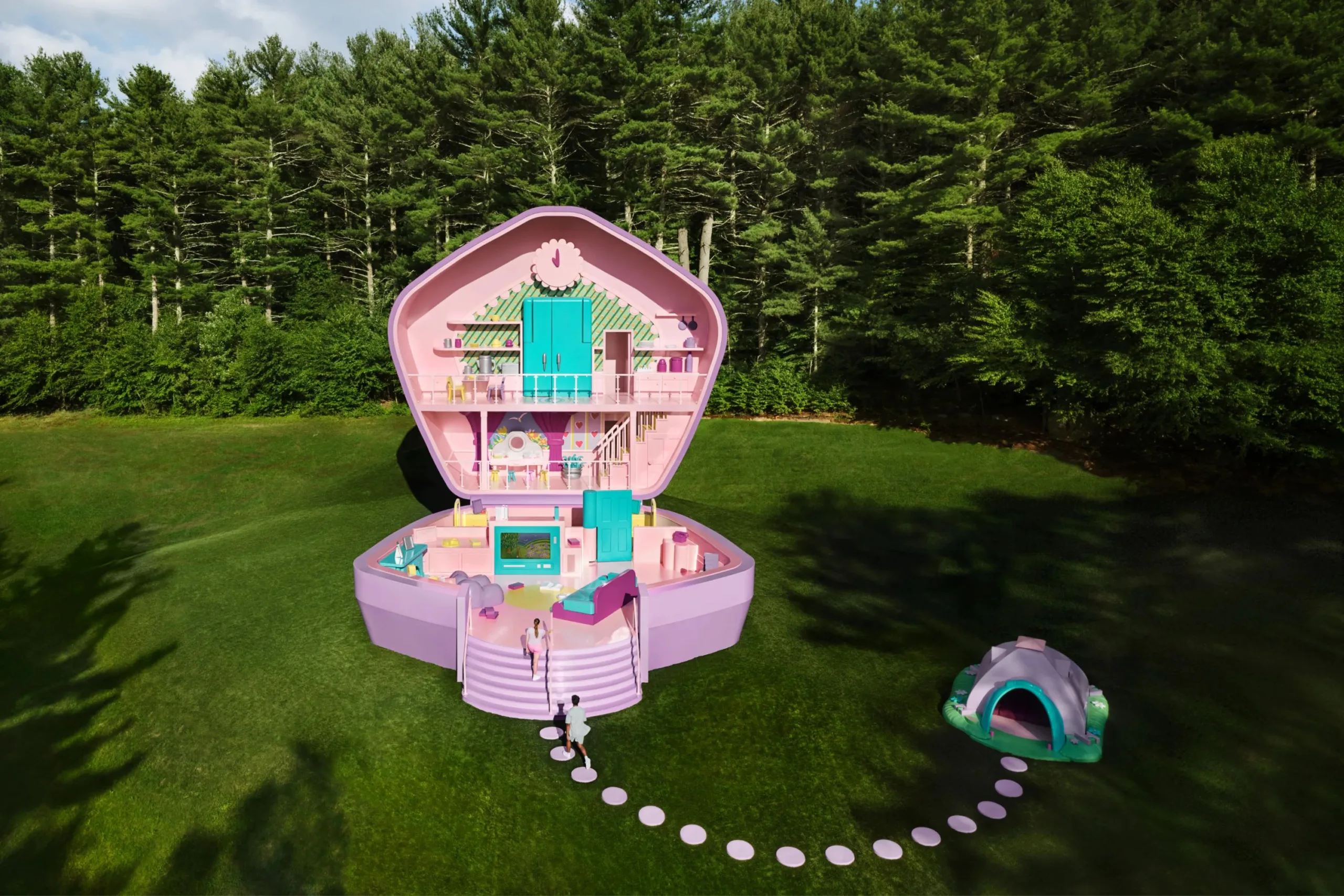 Polly pocket house: Το σπίτι σε φυσικό μέγεθος που μπορείς να νοικιάσεις στην Airbnb