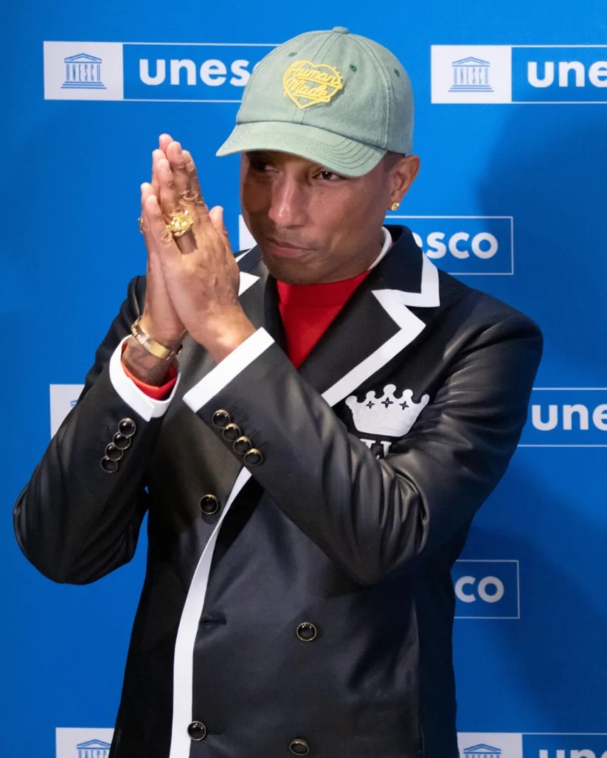 Ο Pharrell Williams ανακηρύχθηκε Πρέσβης Καλής Θελήσεως της UNESCO