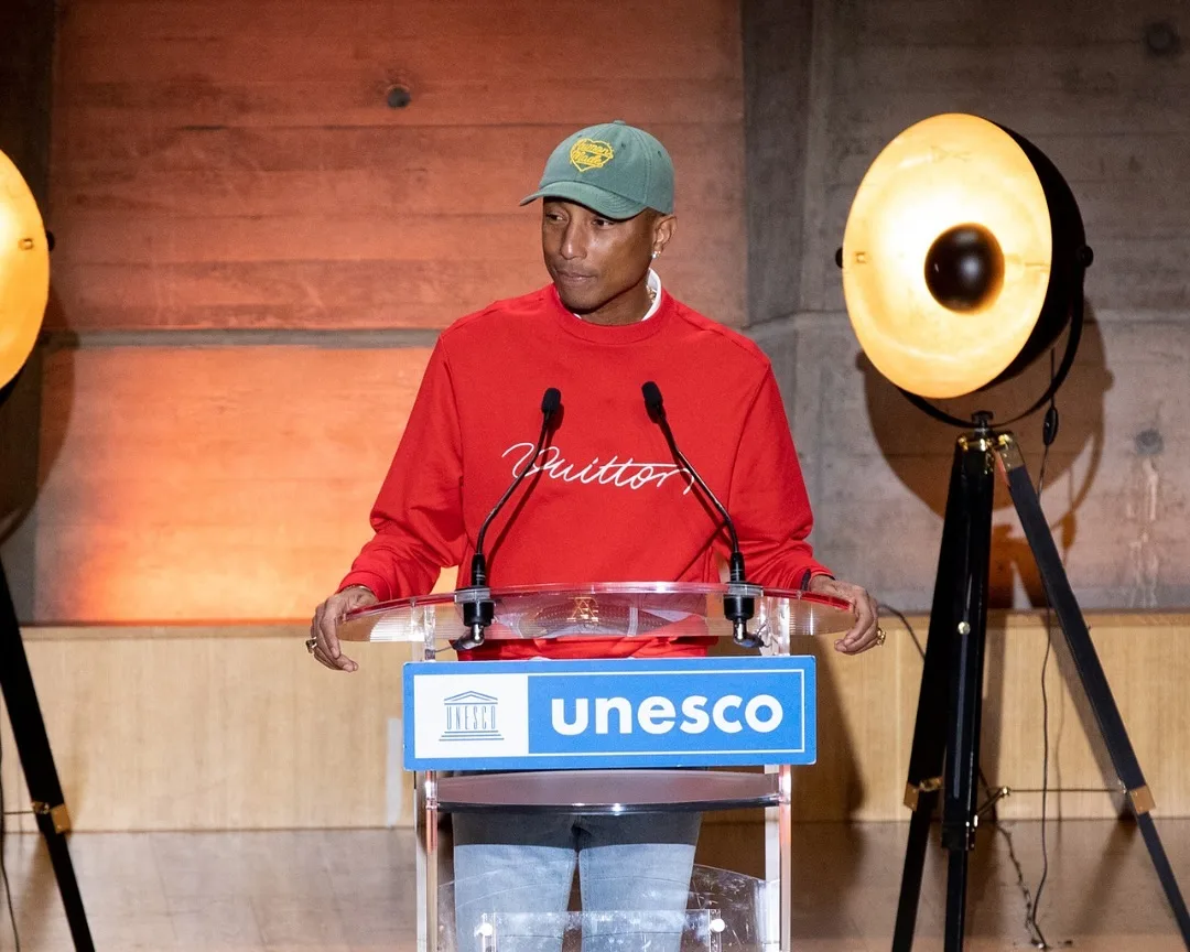 Ο Pharrell Williams ανακηρύχθηκε Πρέσβης Καλής Θελήσεως της UNESCO